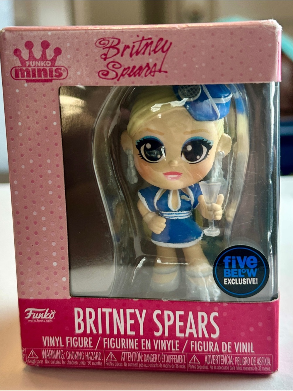 Britney Spears Toxic Flight Attendant Funko Mini Five Below Exclusive